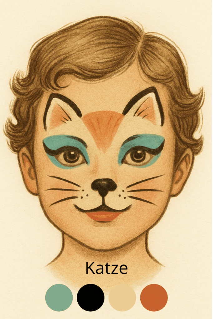 Schminkvorlage Katze